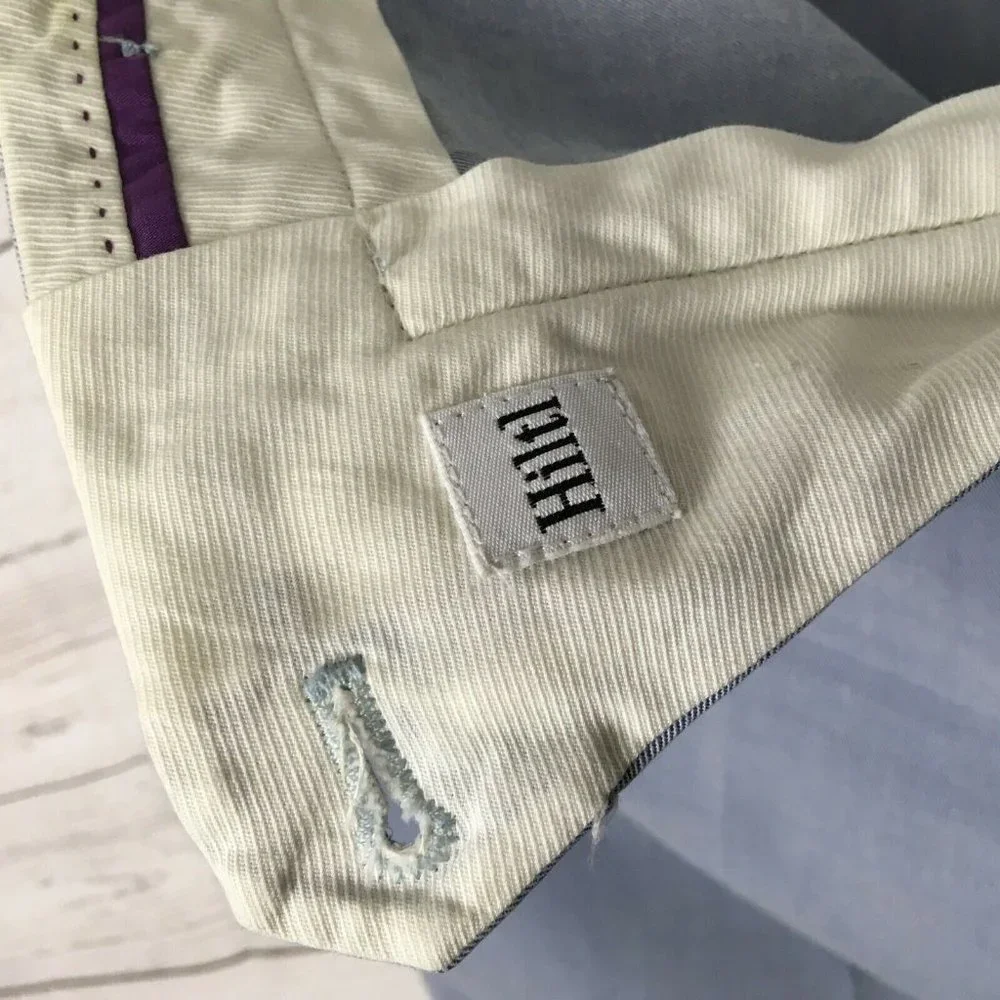 Hiltl Mens ZE200‎ Dress Pants 36 to 38×28 Trousers Light Blue